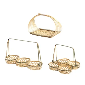 panier bambou tressé plateau rectangulaire anses métalliques dorées paniers ronds artisanal écologique finition miel présentation apéritifs pâtisserie cadeau mariage panier bambou tressé plateau rectangulaire anses métalliques dorées paniers ronds artisanal écologique finition miel présentation apéritifs pâtisserie cadeau mariage