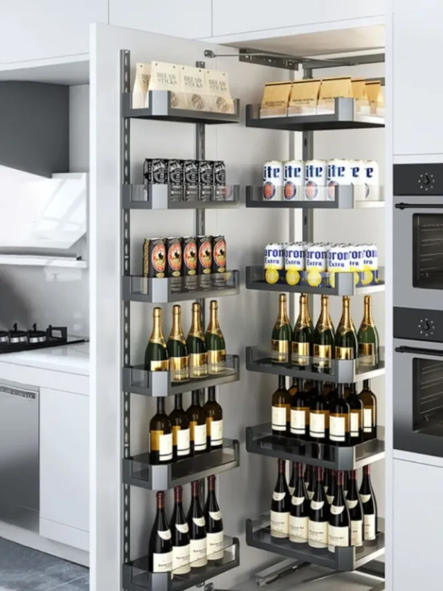 Armoire de cuisine haute à 6 niveaux