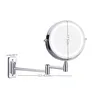Miroir de maquillage mural grossissant 10x deux côtés – vue 4