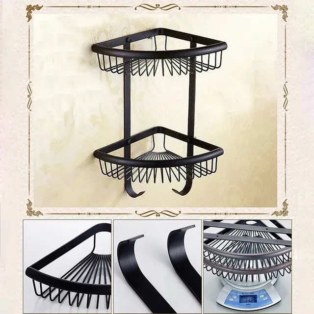 Accessoires de salle de bains en Bronze noir – vue 4
