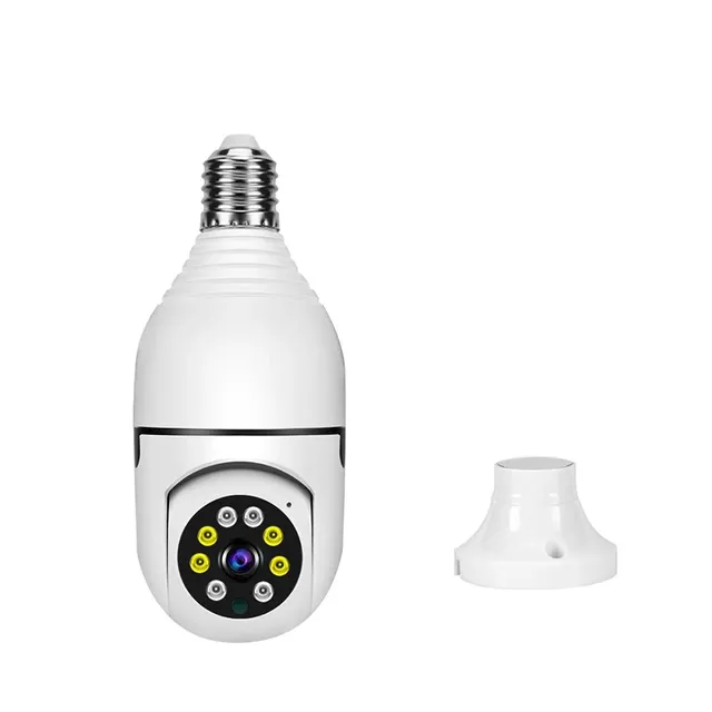 Caméra IP WiFi 4G E27 ampoule caméra 3MP sans fil bébé… – vue 4