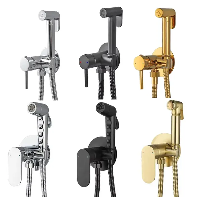 ULA robinet de Bidet en or Rose – vue 2