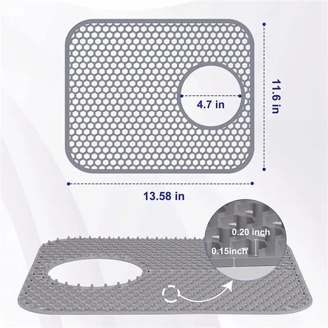 VELIF-tapis d'évier en Silicone – vue 6