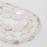 Perles ovales en coquillage naturel pour bijoux – vue 4