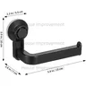 Support papier toilette mural ventouse fixation sans… – vue 6
