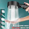 Ensemble de pomme de douche haute pression avec tuyau – vue 2