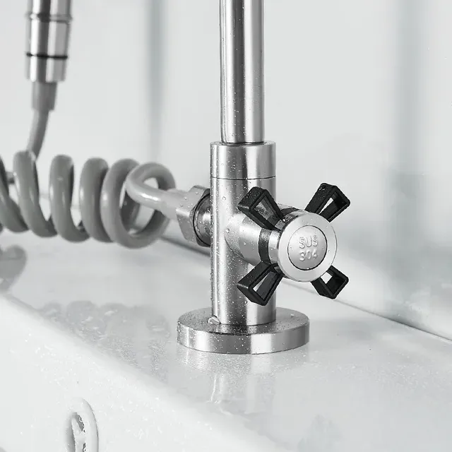 Robinets d'évier de lavabo en acier inoxydable 304 – vue 5