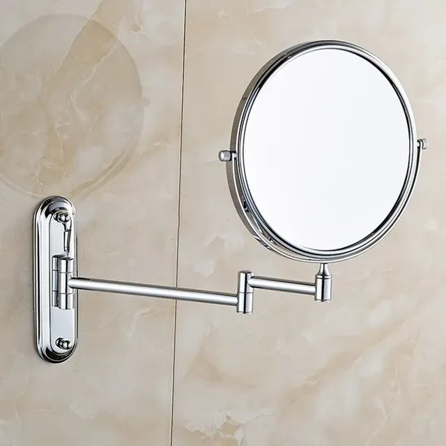 Miroir cosmétique Antique en laiton – vue 2