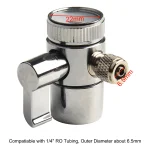 Robinet de dérivation de robinet d&rsquo;évier, adaptateur de commutateur tout en cuivre, purificateur d&rsquo;eau, interrupteur de robinet, diviseur d&rsquo;eau