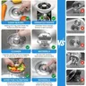 Crépine d'évier de cuisine 3 en 1 en acier inoxydable – vue 4