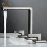 Robinet de lavabo en or brossé – vue 5