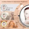 Miroir de courtoisie LED 3 couleurs LED avec hauteur… – vue 2