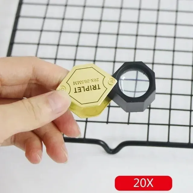 Loupe bijoutier pliable triplet 30x 21mm gemmologie… – vue 6