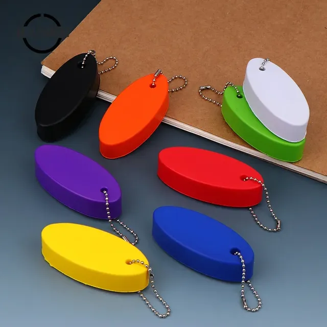 Porte-clés flottant ovale en mousse