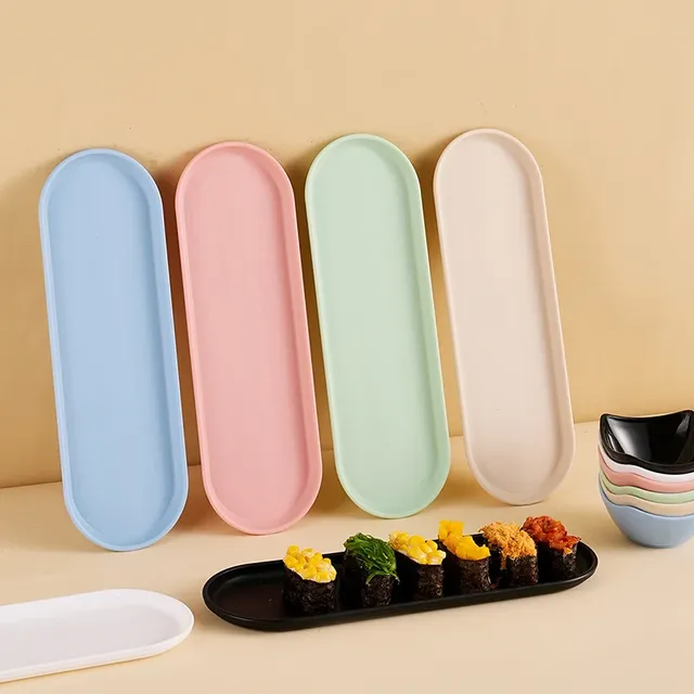 Assiette à Sushi ovale en plastique Pp – vue 5