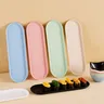 Assiette à Sushi ovale en plastique Pp – vue 5