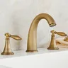 Robinet lavabo baignoire monté pont laiton brossé… – vue 3
