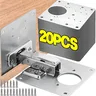 Kits de plaques de réparation de charnière d'armoire en… – vue 1