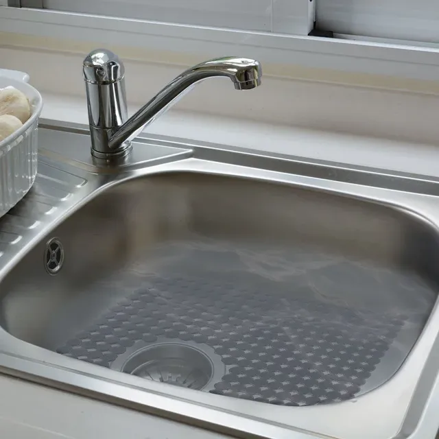 Paquet de 2 tapis d'évier de cuisine pour éviers en… – vue 3