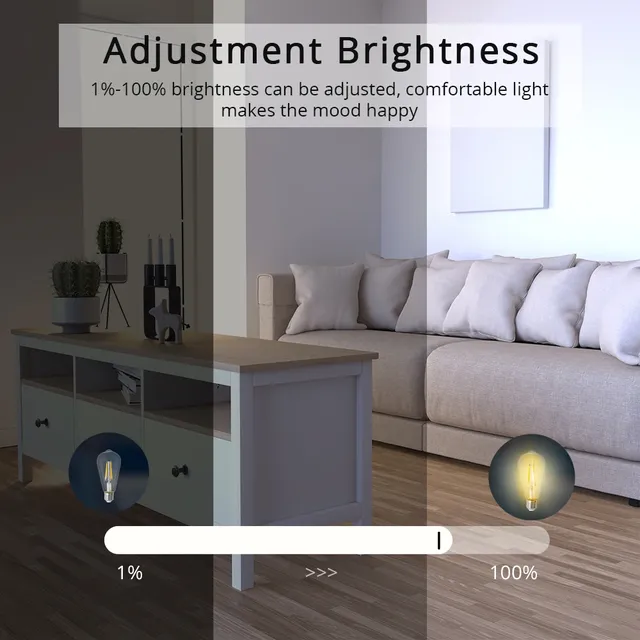 Zemismart-Ampoule à Filament LED WiFi – vue 6