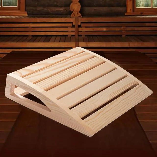Appui-tête de Sauna en bois – vue 3