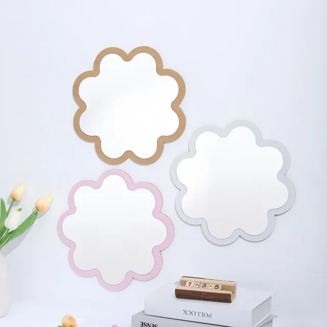 Miroir mural créatif en bois acrylique Double couche – vue 3