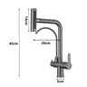 Robinet de cuisine cascade extractible – vue 3