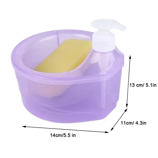 Distributeur savon liquide vaisselle doseur pompe… – vue 6
