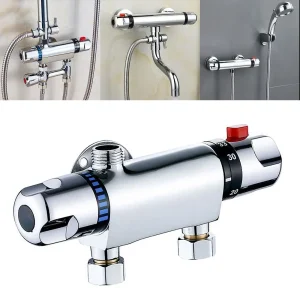 Robinet de douche Durable, fond chromé, barre exposée, mitigeur de douche, accessoires de salle de bains, robinet de salle de bains Robinet de douche Durable, fond chromé, barre exposée, mitigeur de douche, accessoires de salle de bains, robinet de salle de bains