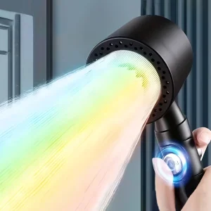 Pommeau de douche à main Boost avec 5 modes de pulvérisation réglables, fonctionnalités d’économie d’eau et de filtration, pomme de douche murale Pommeau de douche à main Boost avec 5 modes de pulvérisation réglables, fonctionnalités d’économie d’eau et de filtration, pomme de douche murale