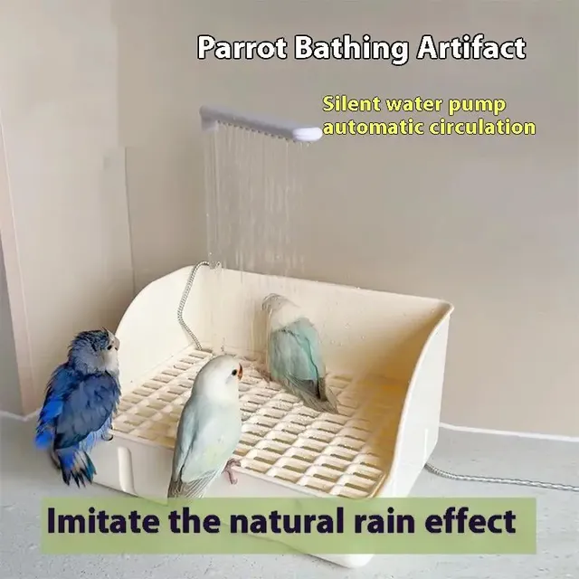Baignoire automatique pour oiseaux – vue 2