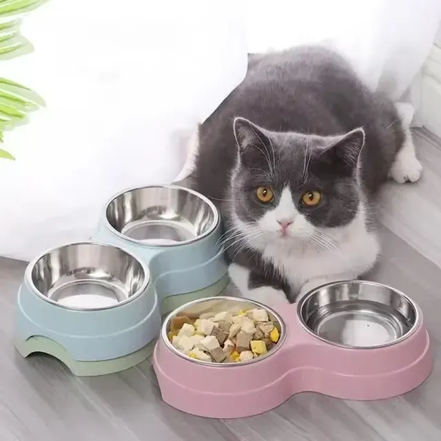 Double bols pour animaux de compagnie – vue 2