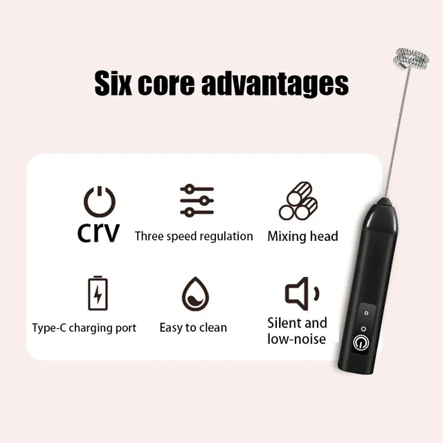 GBBMA batteur à oeufs portatif Rechargeable mélangeur de… – vue 2