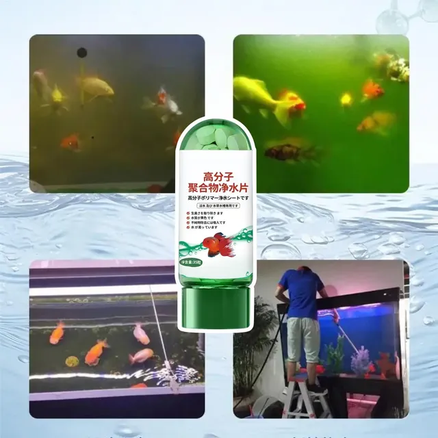 Comprimés purification eau aquarium pastilles vertes… – vue 6