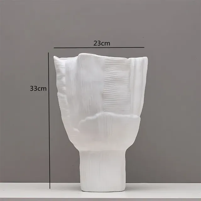 Pots en résine géométriques abstremberg à large bouche – vue 4