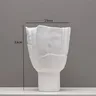 Pots en résine géométriques abstremberg à large bouche – vue 4