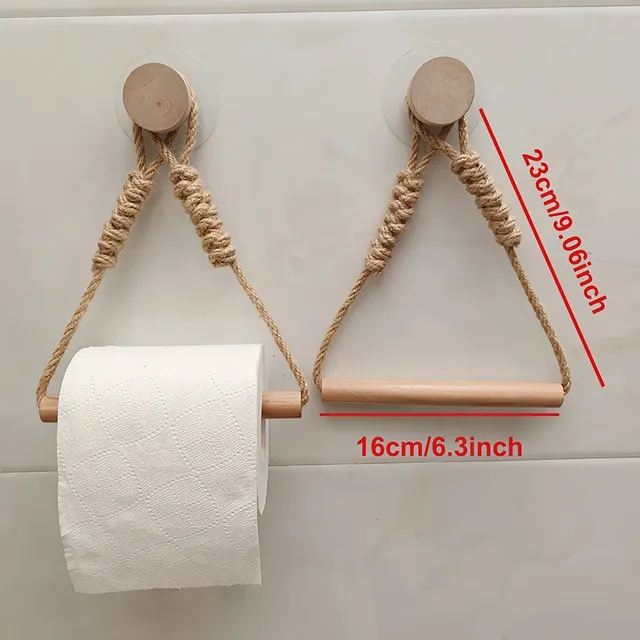 Porte-rouleau de papier toilette rétro – vue 4