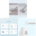Brosse toilette support brosse salle bain pour nettoyer les carreaux