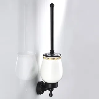 HOAccessrespiration-Brosse de toilette et support en bronze huilé
