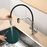 Robinet de cuisine moderne en laiton chromé avec… – vue 2