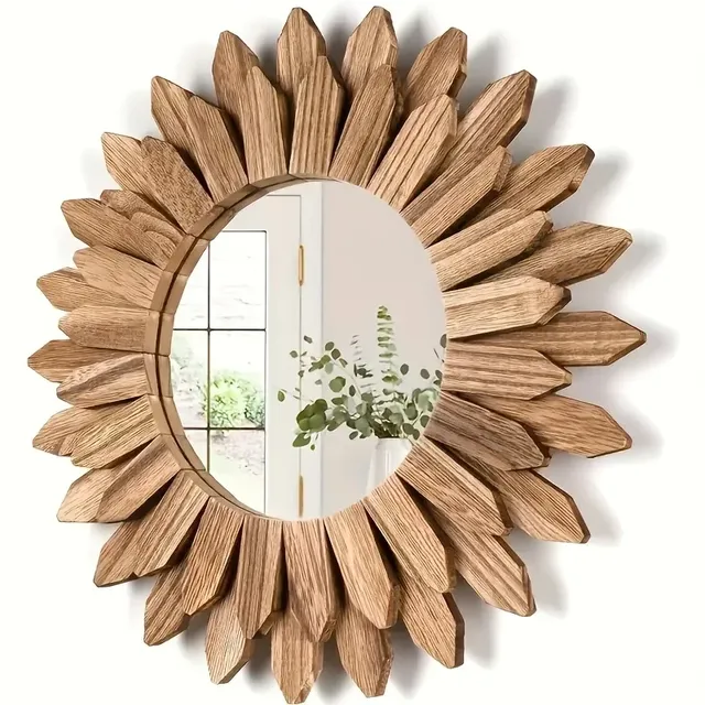 Miroir mural en bois – vue 2