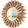 Miroir mural en bois – vue 2