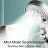 Pommeau de douche à pression Durable en acier inoxydable – vue 5