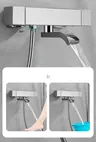 Mitigeur thermostatique mural baignoire douche acier… – vue 7