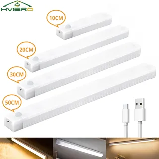 Capteur de mouvement veilleuses lampe à LED sans fil USB Rechargeable…