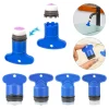 aérateur robinet économie eau insert antiéclaboussures mousseur clé ergonomique plastique thermoplastique bleu durable robuste compact fileté compatible tailles encastrés rapide