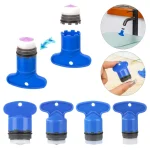 aérateur robinet économie eau insert antiéclaboussures mousseur clé ergonomique plastique thermoplastique bleu durable robuste compact fileté compatible tailles encastrés rapide