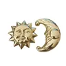 Soleil lune boutons en laiton armoire cuisine placard… – vue 2