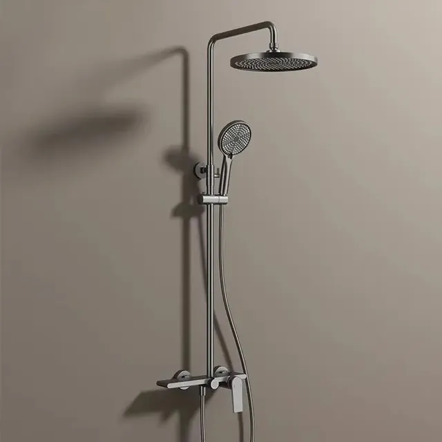 Ensemble de système de douche doré – vue 3