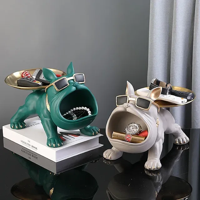Statue de chien en résine – vue 6